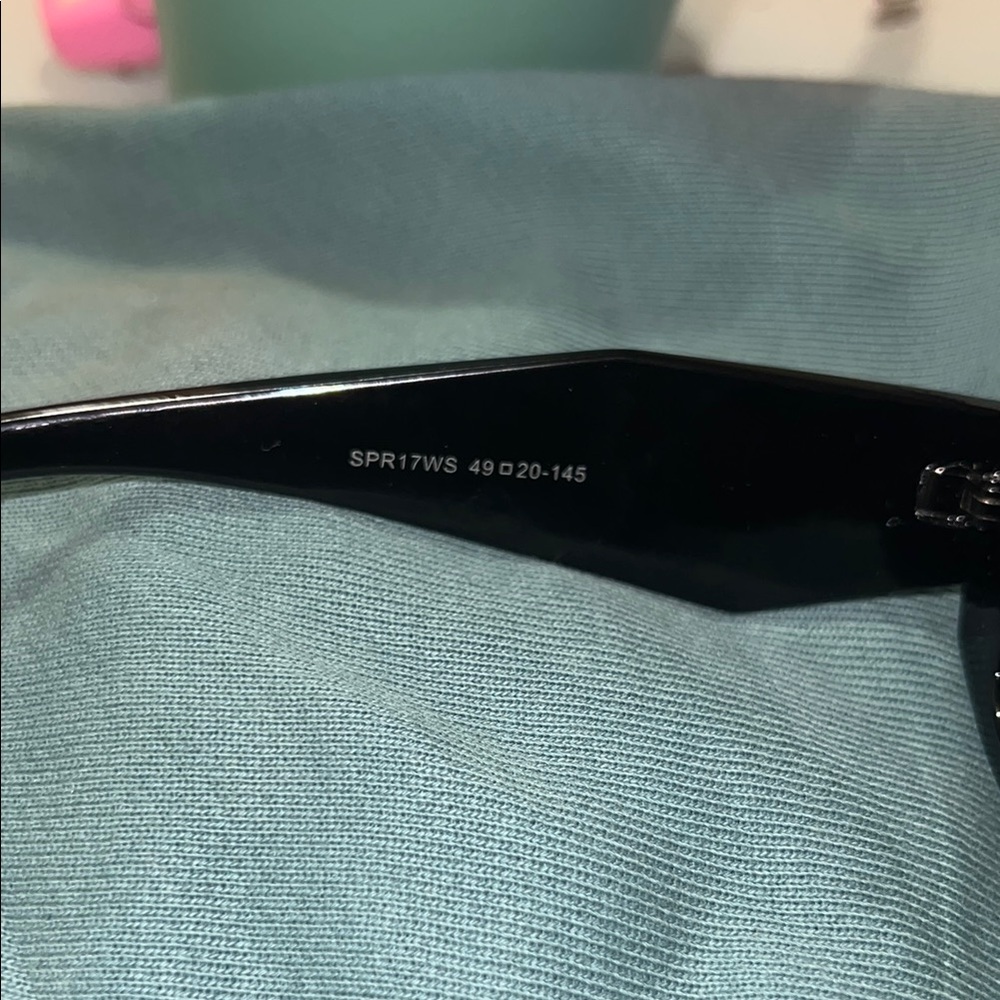 Prada Black Rectangular Sunglasses Sleek Minimali… - image 4